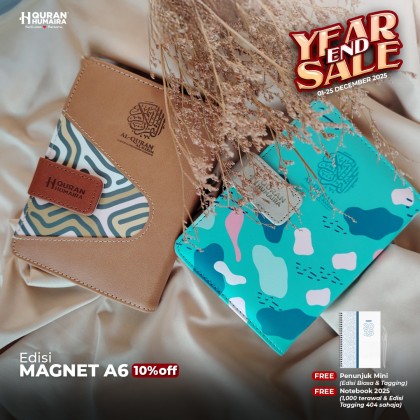 Image 154: **Al Quran Tagging Humaira Diari Magnet A6 (199 Tags) 